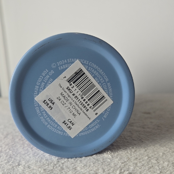 Starbucks Gradient Purple and Blue Tumbler with Straw - Picture 3 of 5